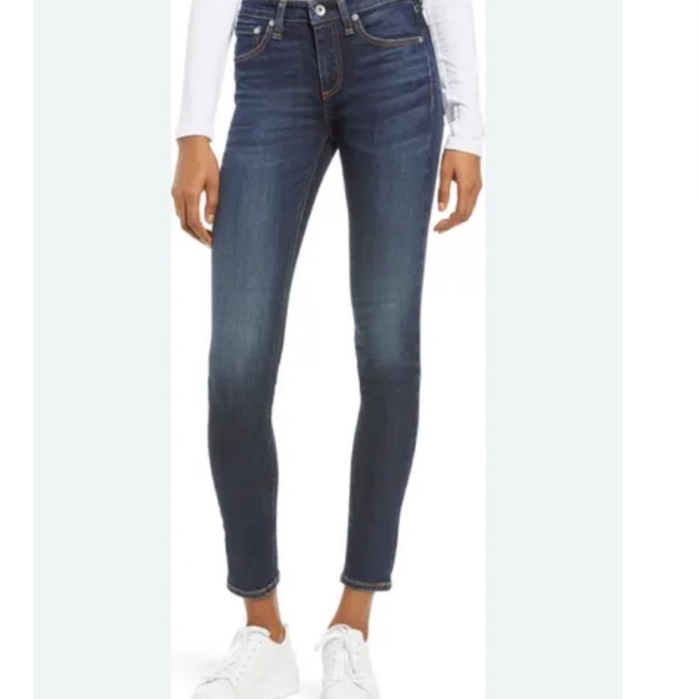 rag & bone: Cate Ankle Skinny Jeans Color: Carmen